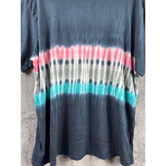 Cabana By Crown & Ivy XL Tie-Dye Cotton T-Shirt With Smiley Face Design - Picture 13 of 13